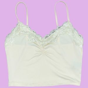 Yellow Lace Cami Top